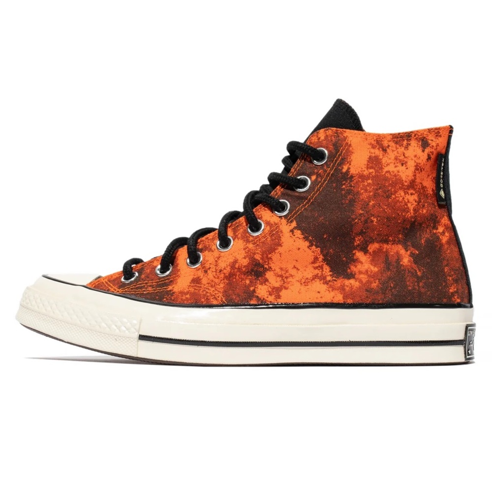 CONVERSE MENS High Tops CHUCK 70 GTX HI SHOES 'BOLD MANDARIN/ EGRET' Sneakers - Picture 6 of 16